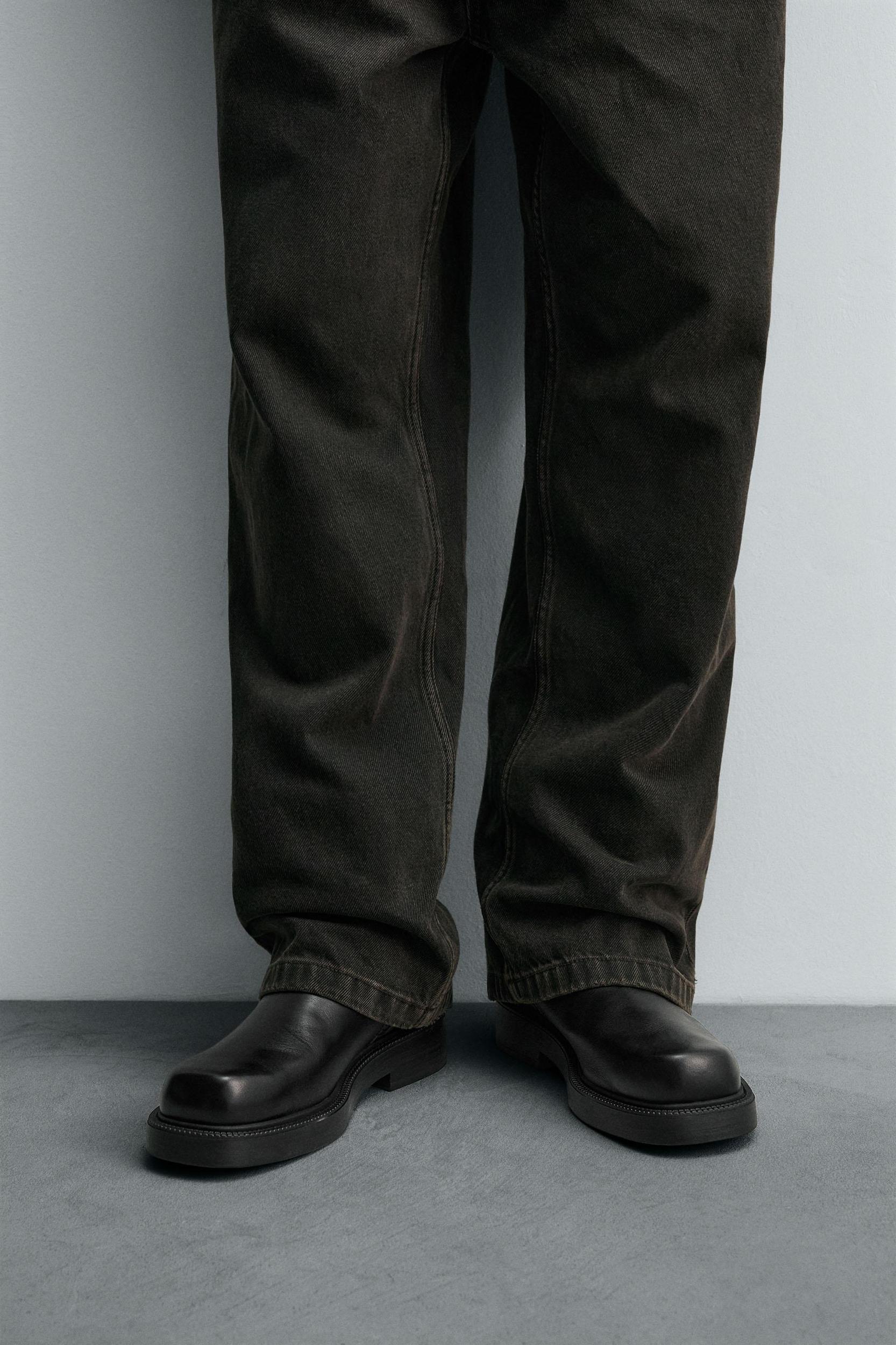 LIMITED EDITION THICK SOLE LEATHER BOOTS Product Image