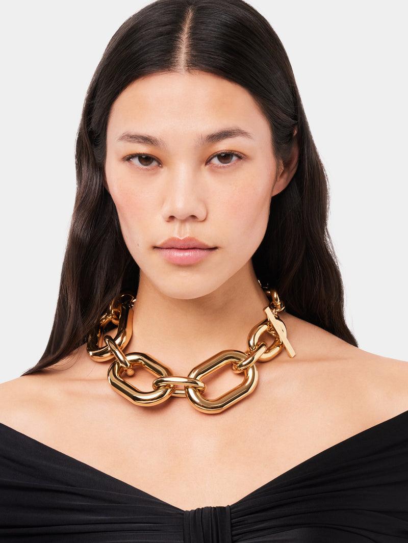 Gold Oversized XL Link Necklace Product Image