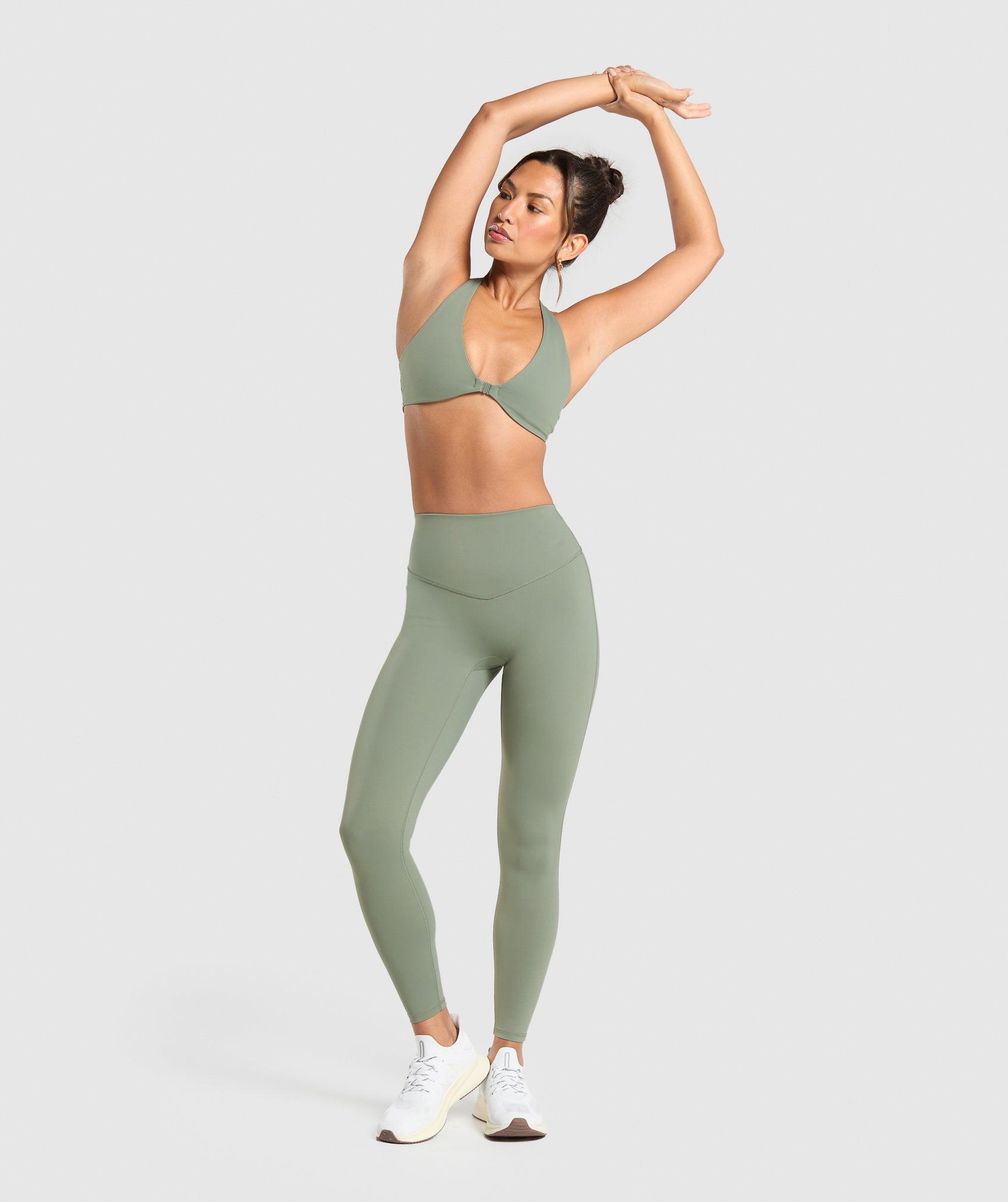 Gymshark Elevate Sports Bra - Unit Green Female Product Image