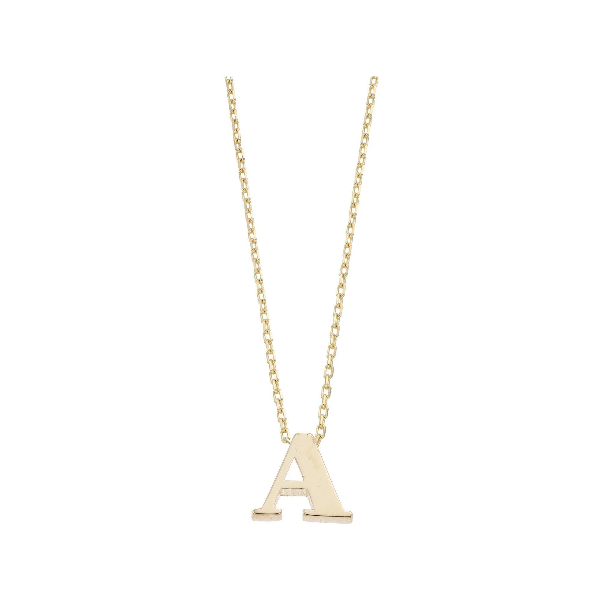 Au Naturale 14k Gold Initial Pendant Necklace, Women's,  Product Image