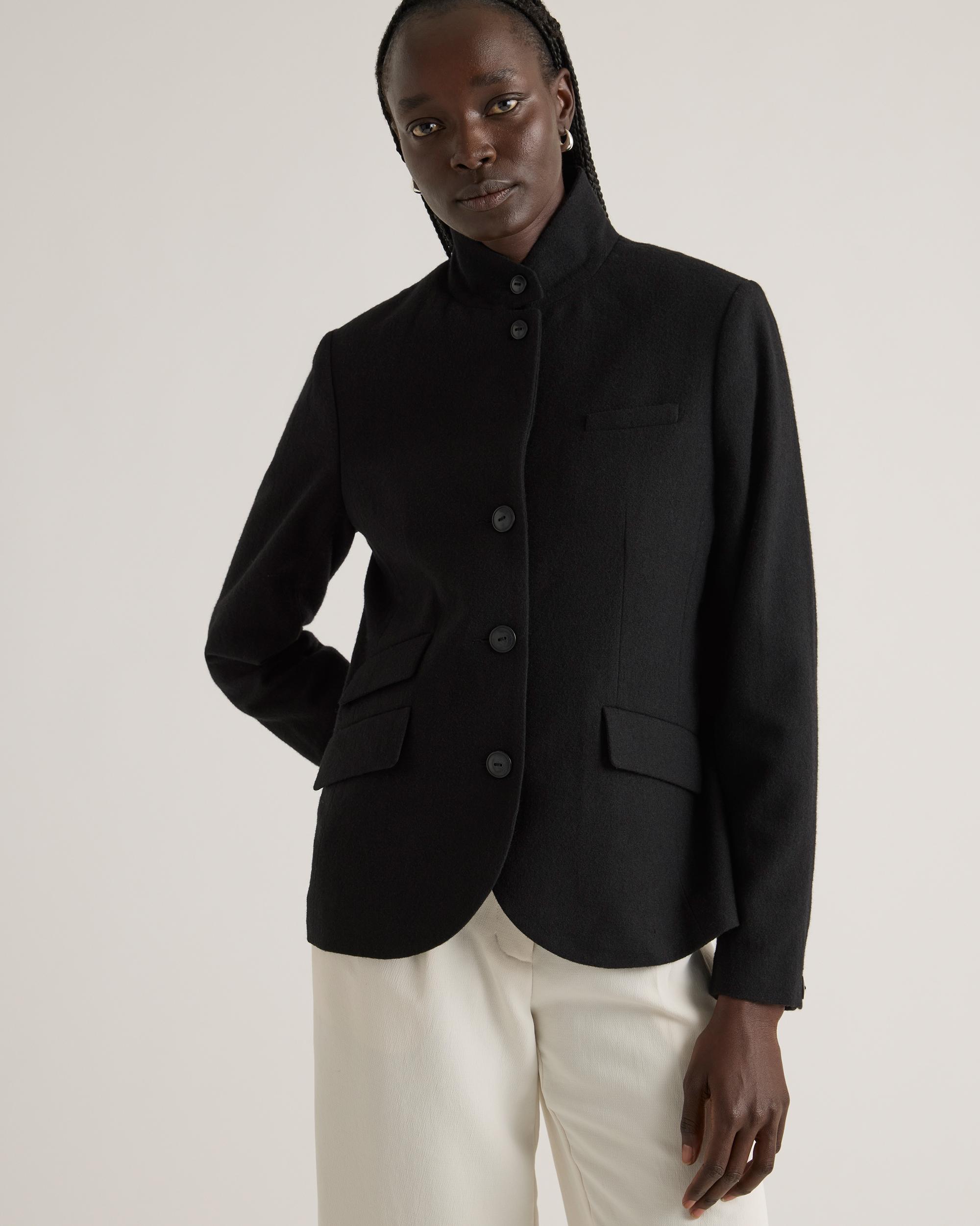 Quince | Women's Italian Wool Stand Collar Blazer Product Image