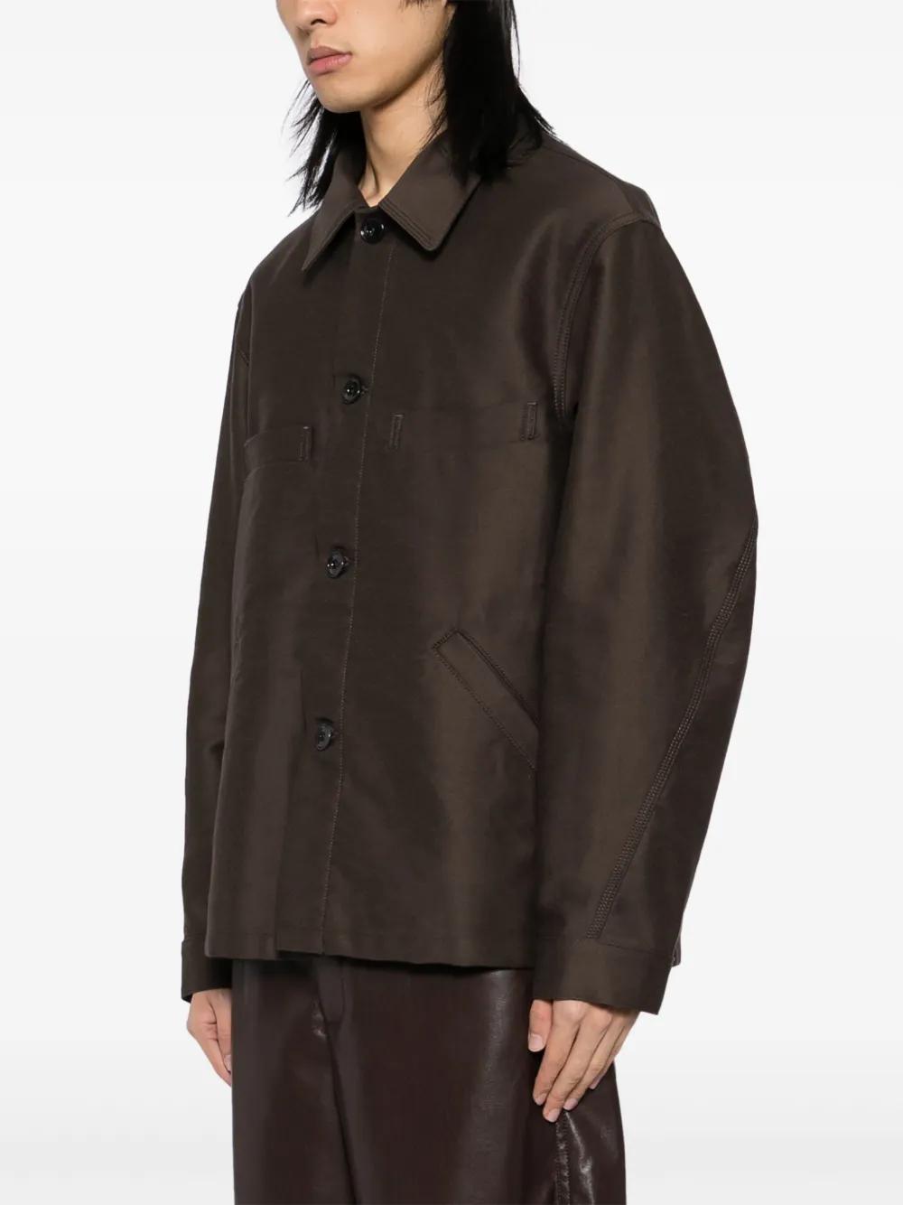 twisted sleeved workwear jacket Product Image