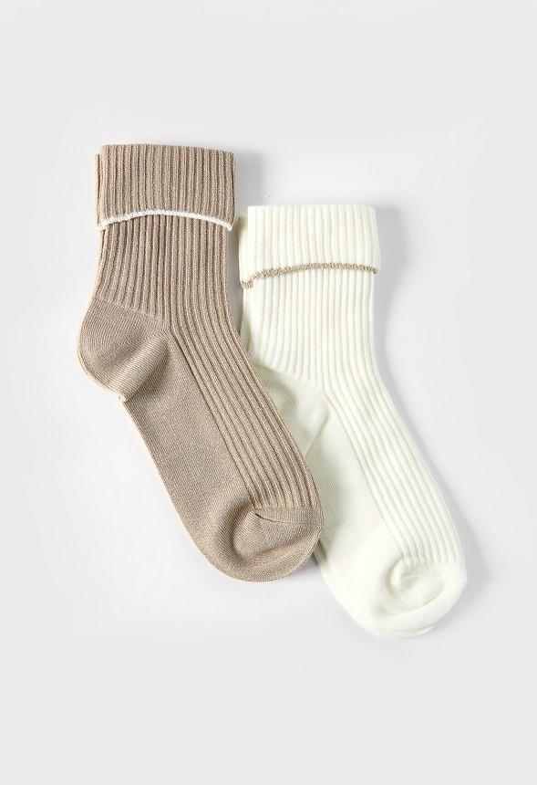 JustFab Margaux Platform Loafer Pump Womens Black/ White Size 8.5 Product Image