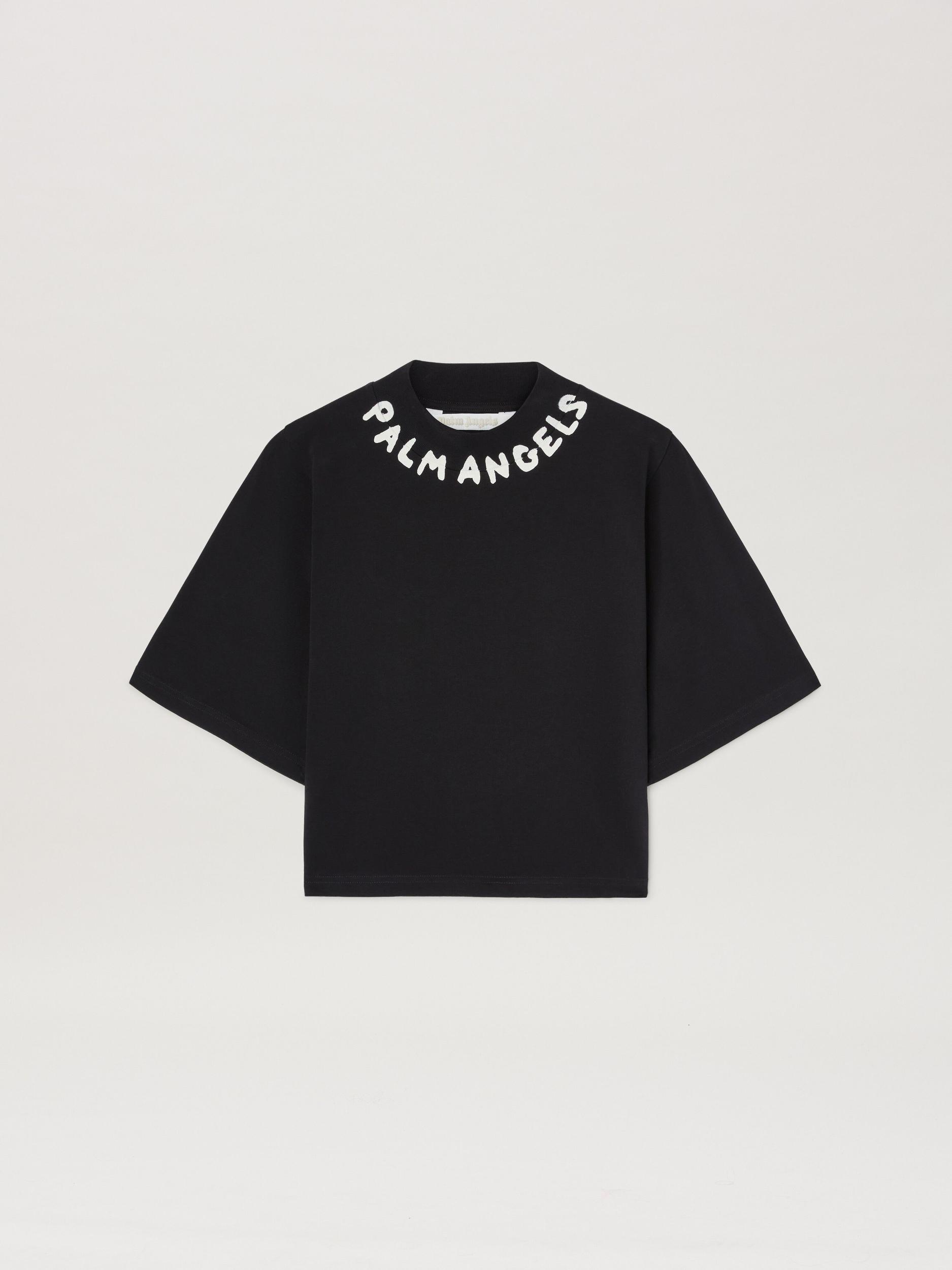 Block logo cropped T-shirt Product Image