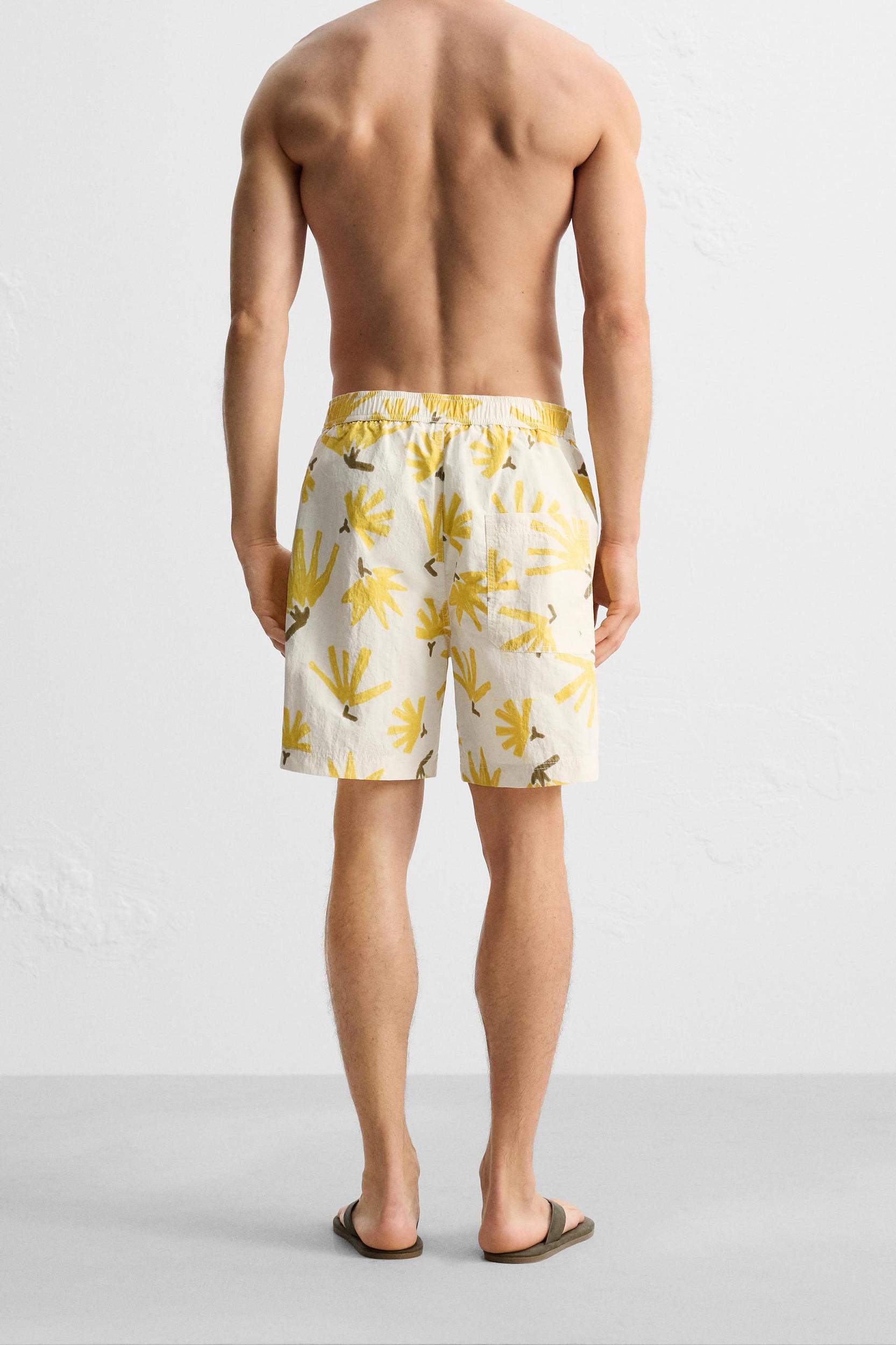 FLORAL PRINT LONG SWIMSUIT Product Image