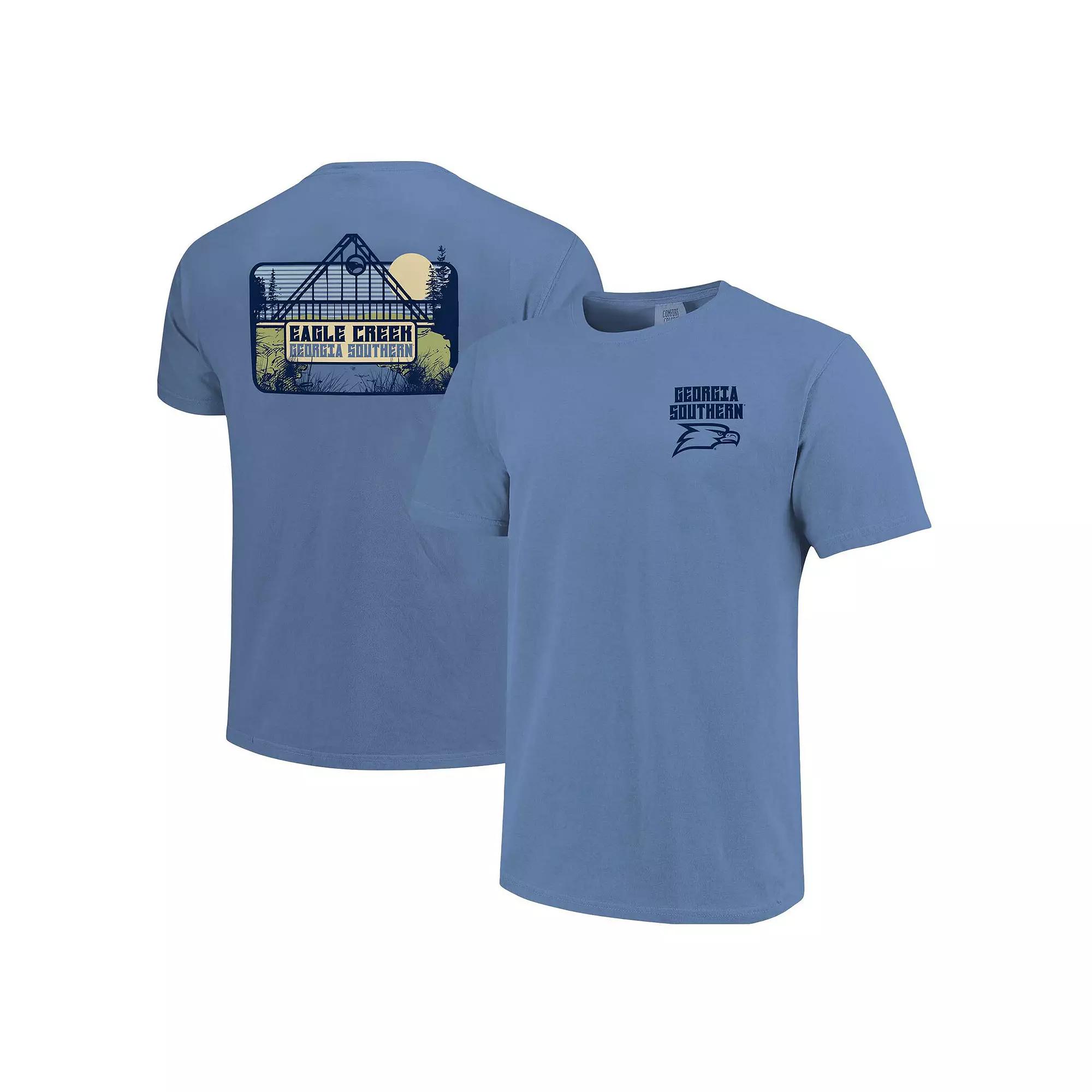 Men's Blue Georgia Southern Eagles Hyperlocal Comfort Colors T-Shirt, Size: Small, Gsu Blue Product Image