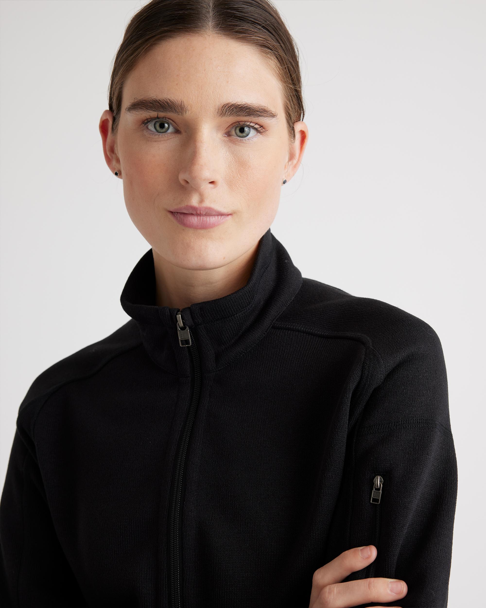 Quince | Women's Sweater-Knit Fleece Full-Zip Jacket Recycled Polyester Product Image