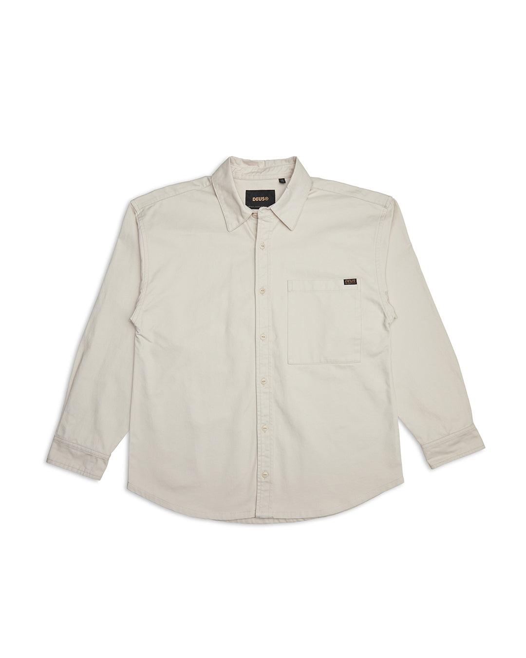 Frizell Twill Shirt - Dirty White Product Image