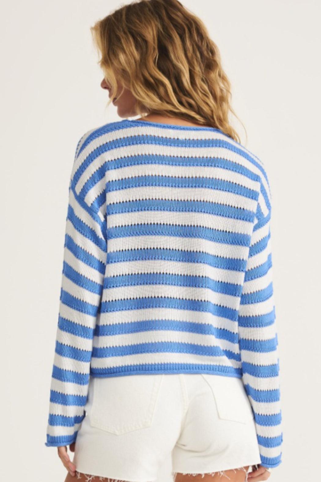 Coastal Breeze Striped Sweater Product Image