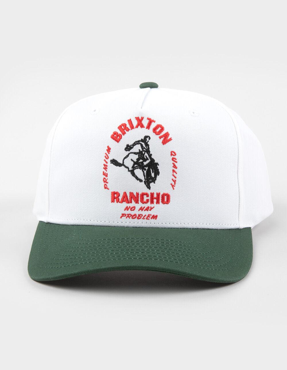 BRIXTON Rancho MP NetPlus® Snapback Hat - GREEN COMBO Product Image