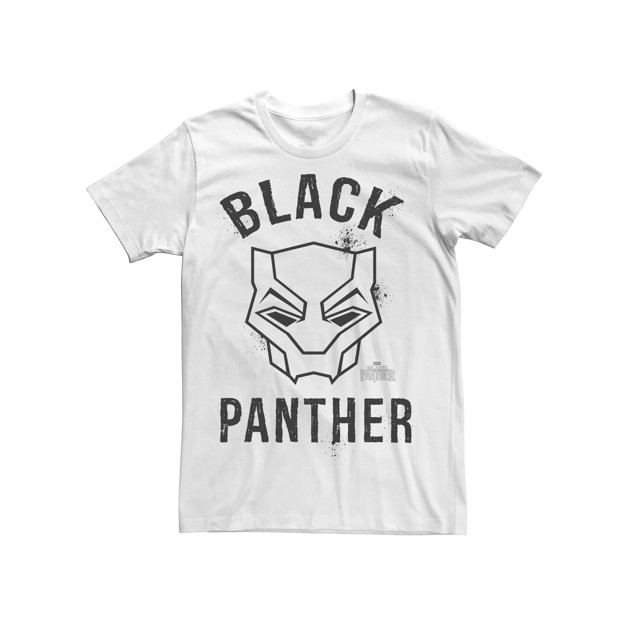 Men's Marvel Black Panther Movie Collegiate Graffiti  Graphic Tee,  Product Image