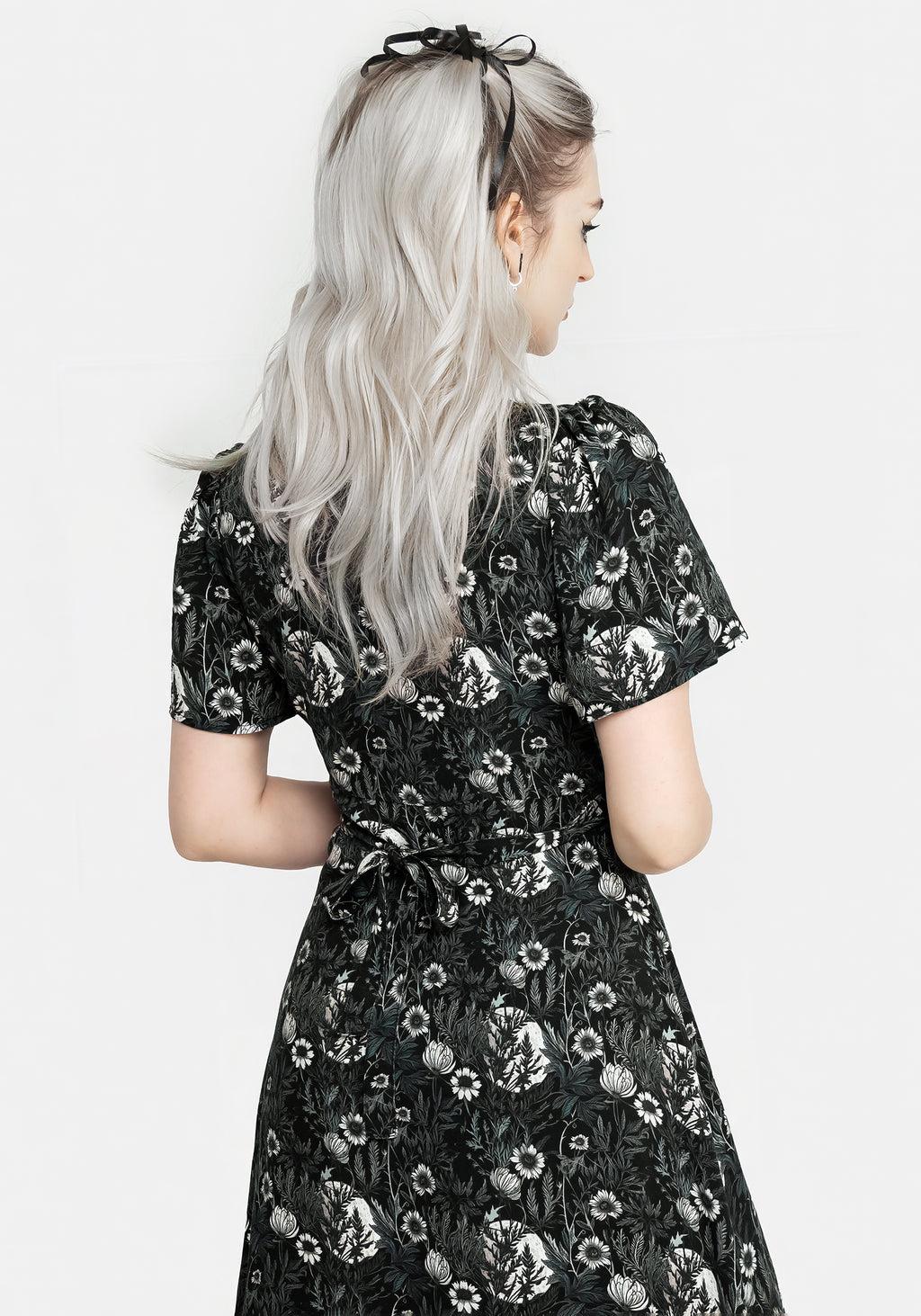 Nightbloom Button Up Midi Dress Product Image