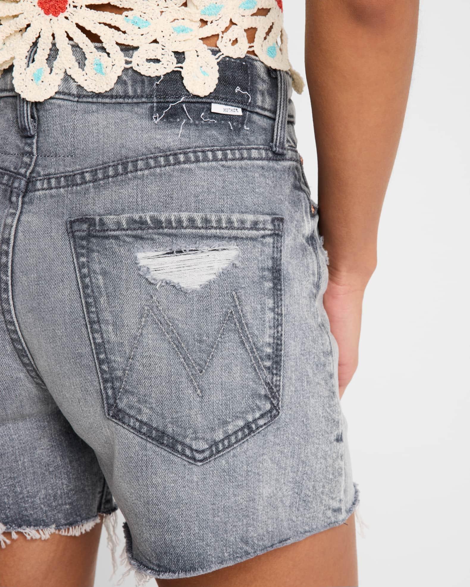 The Skipper Short & Long Fray Denim Shorts Product Image