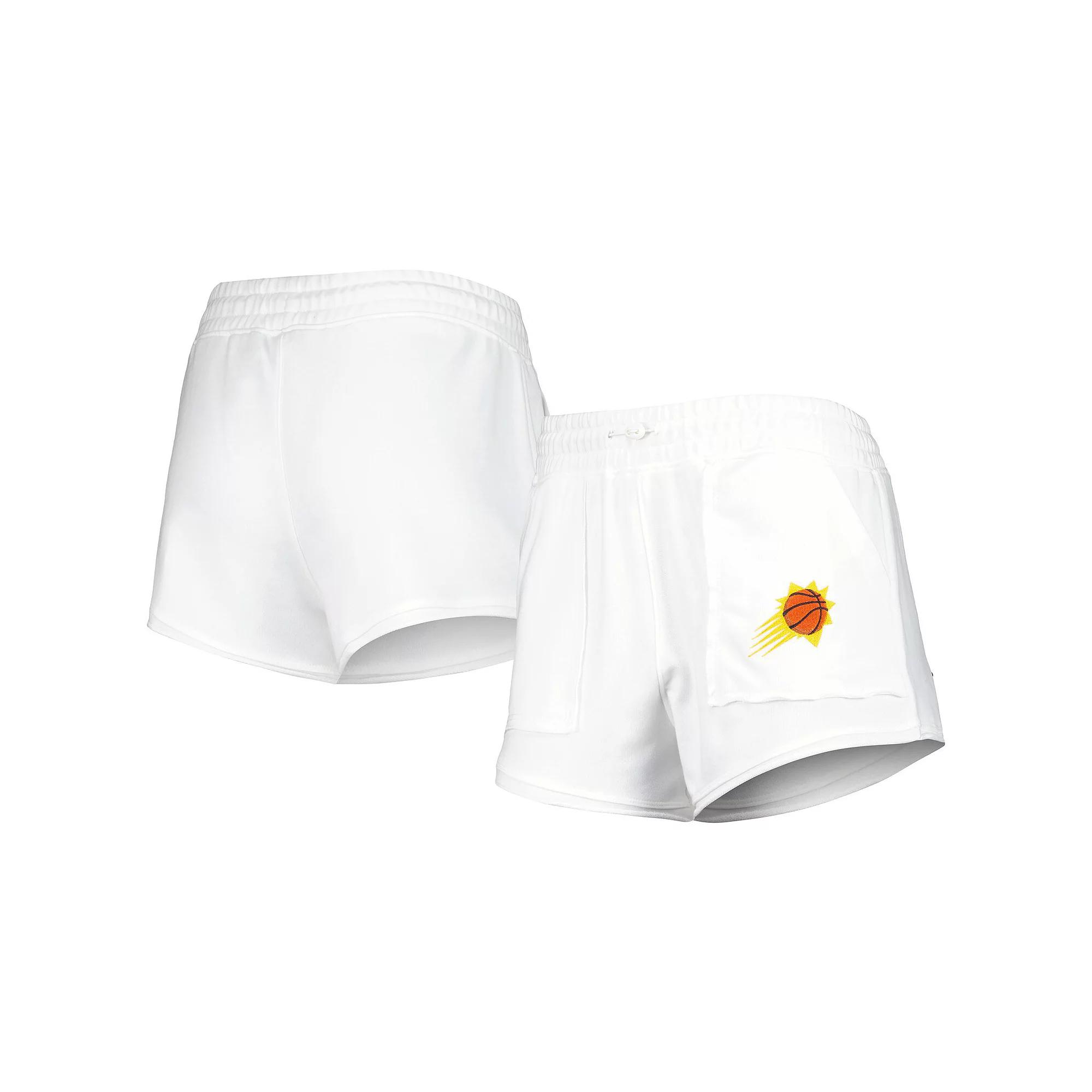 Women's Concepts Sport White Phoenix Suns Sunray Shorts,  Product Image