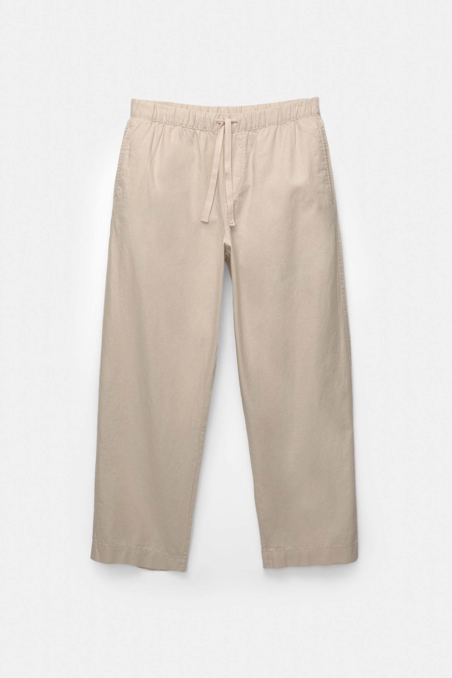 Linen blend sweatpants Product Image