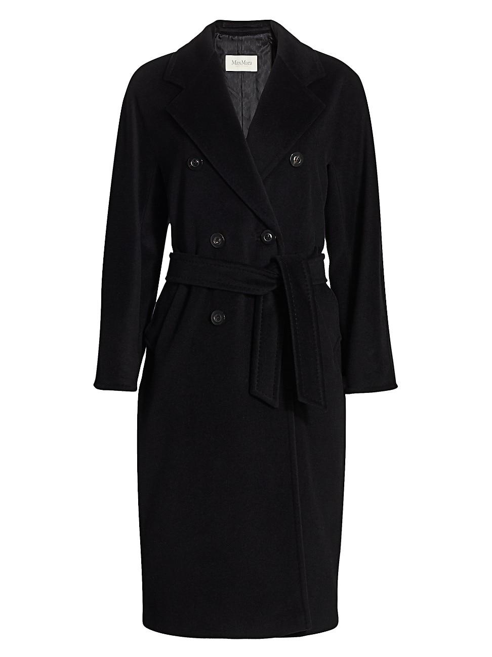 Wool-Cashmere Belted Madame Coat Product Image