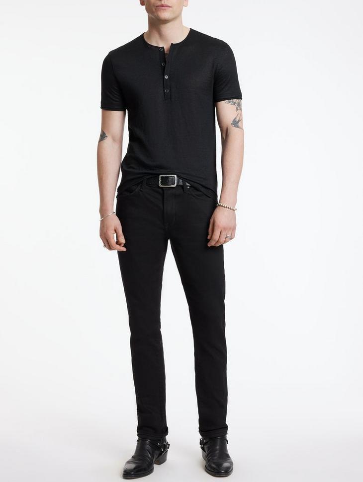 John Varvatos Bleeker Henley Tee Product Image