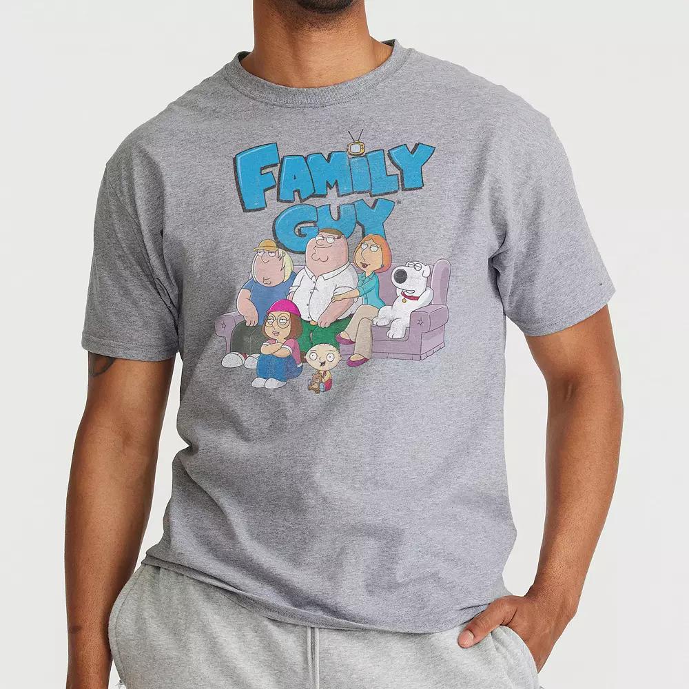 Men's Family Guy Logo and Characters Graphic Tee,  Product Image