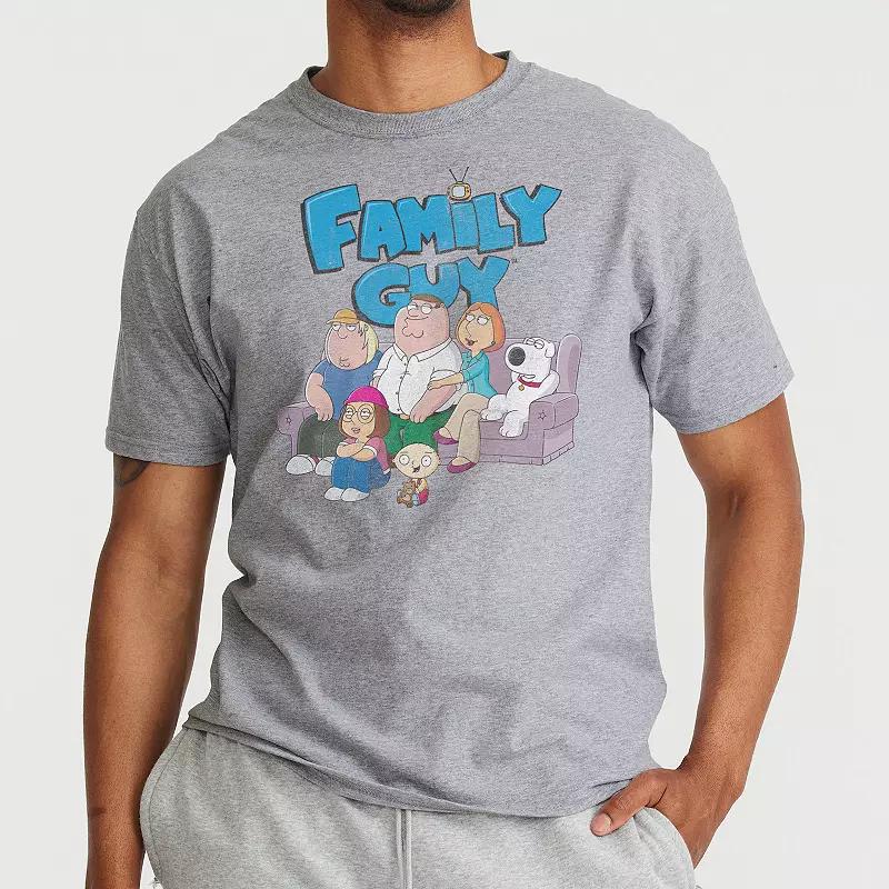 Men's Family Guy Logo and Characters Graphic Tee,  Product Image