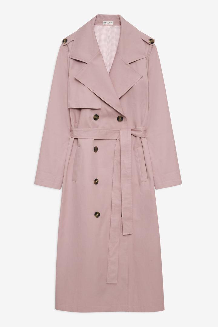 Reese Trench Coat — Mauve Product Image