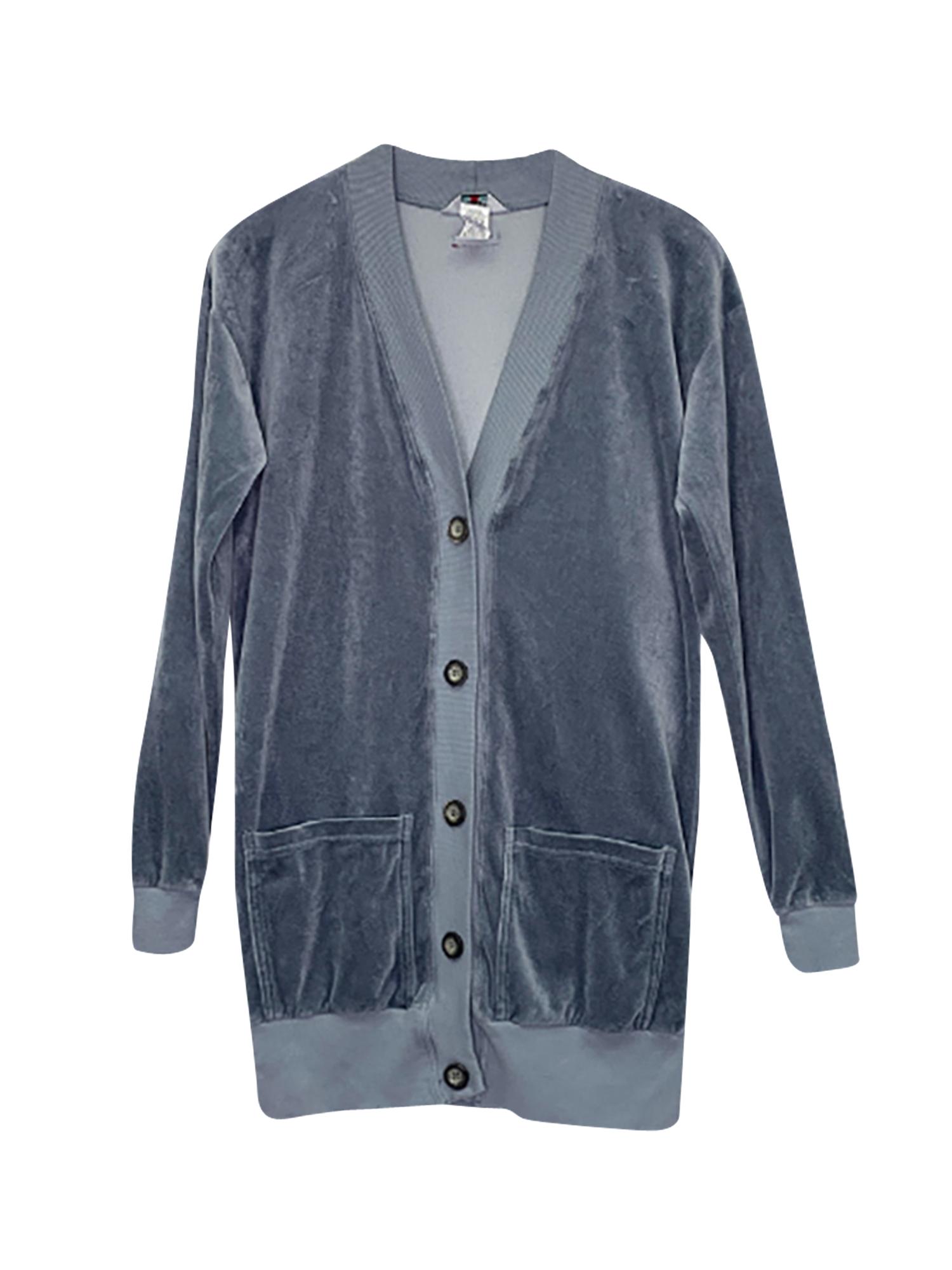 Hard Tail Velour Long Cardigan V-183 Product Image