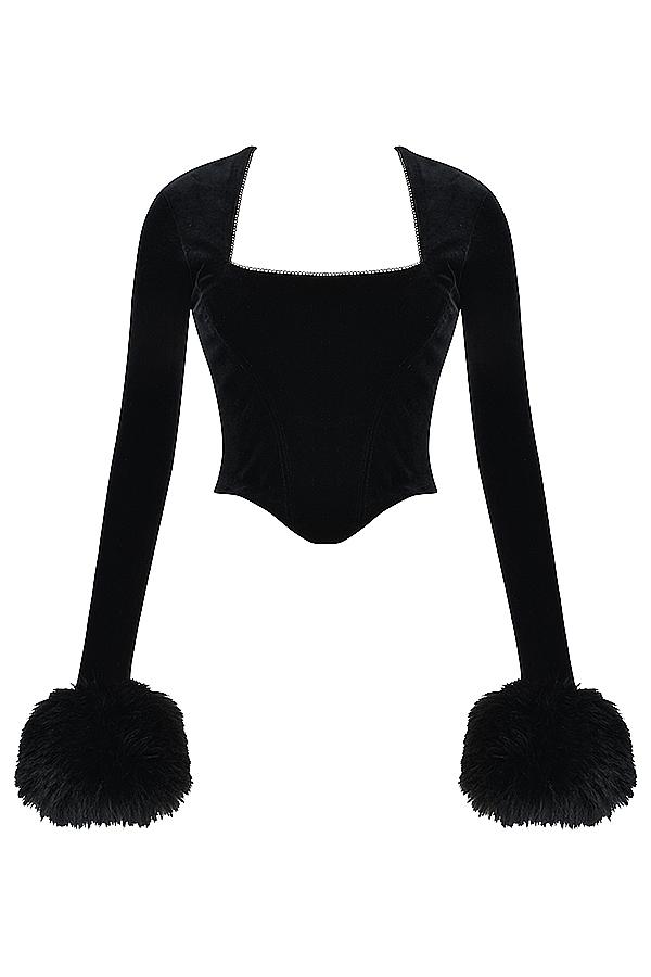 Emira  ivory pleated mini skirt - sale Product Image