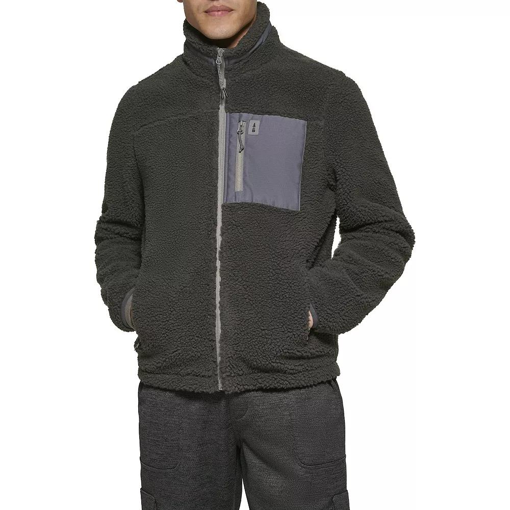 Men's G.H. Bass & Co. Faux Sherpa Jacket, Size: Large, Black Product Image