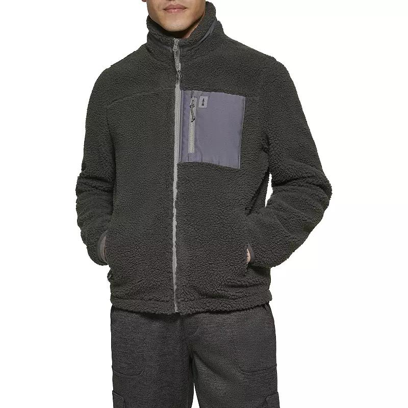 Men's G.H. Bass & Co. Faux Sherpa Jacket, Size: Large, Black Product Image