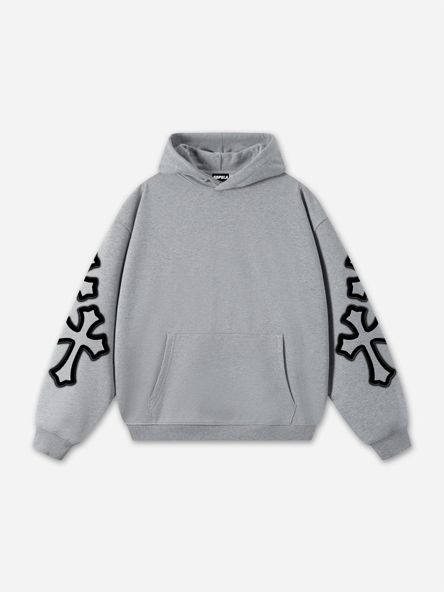 Sopula Unisex Mouth & Letter Print T-Shirt Product Image