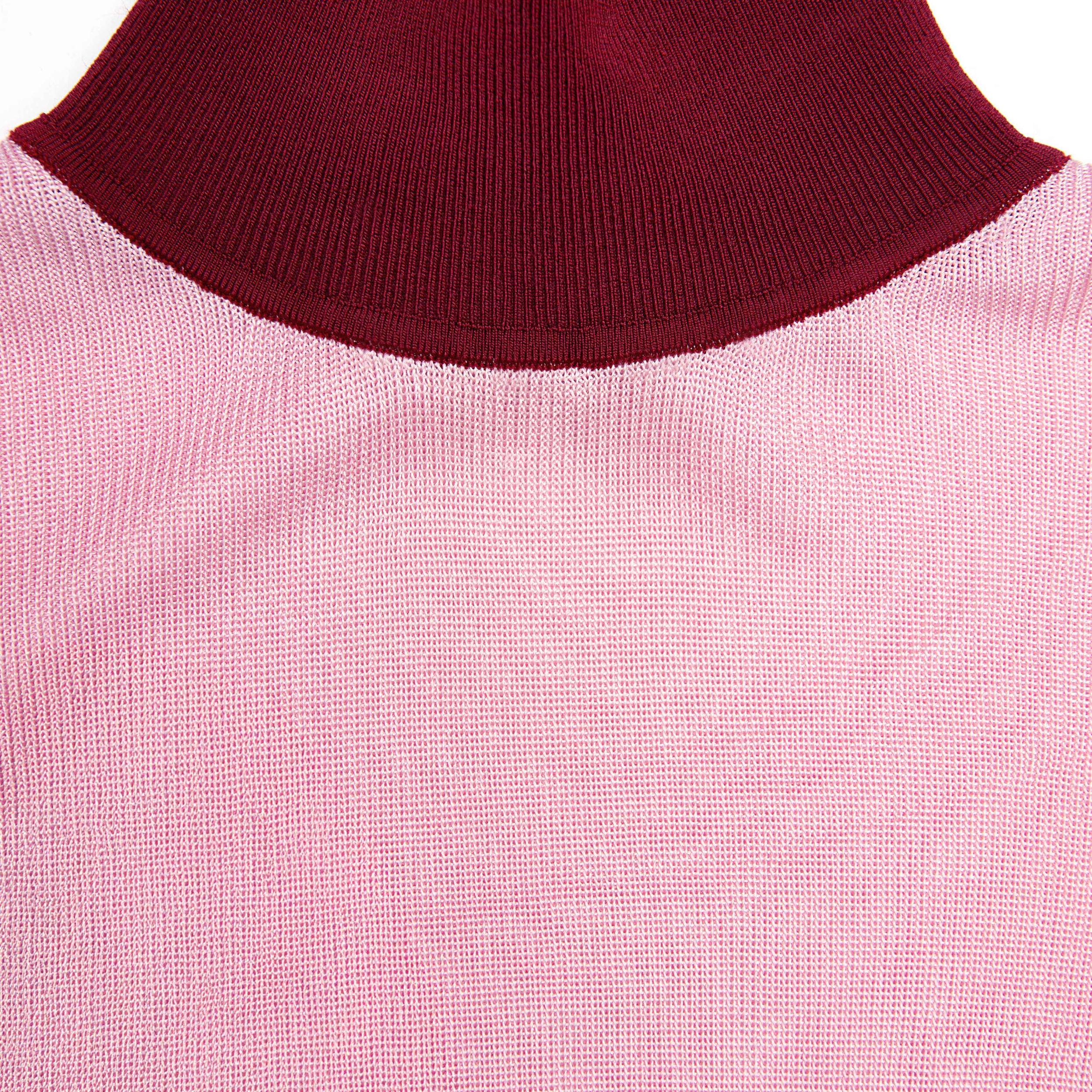 Pink Viscose Knit Top Product Image
