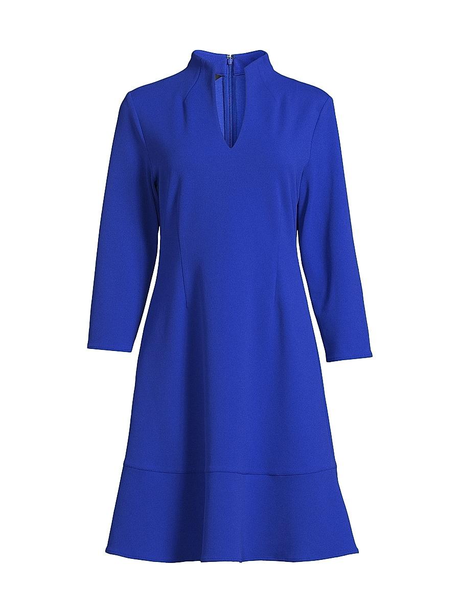 Womens Stretch Deco Crepe Knee-Length Dress Product Image