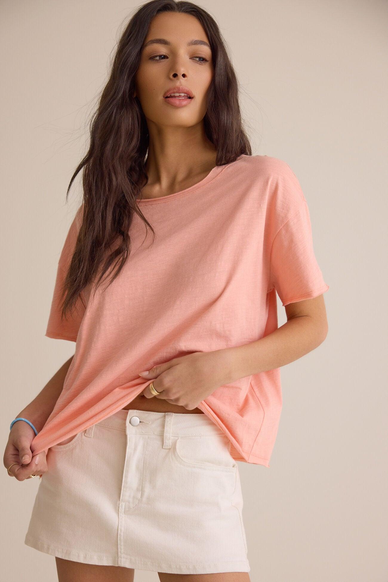 Alyssa Boatneck Tee Product Image