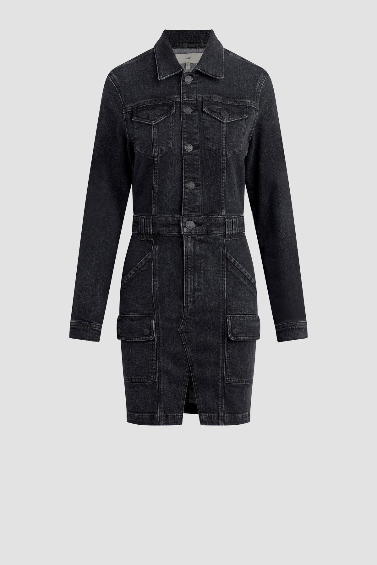 Long Sleeve Reconstructed Dress Female Product Image