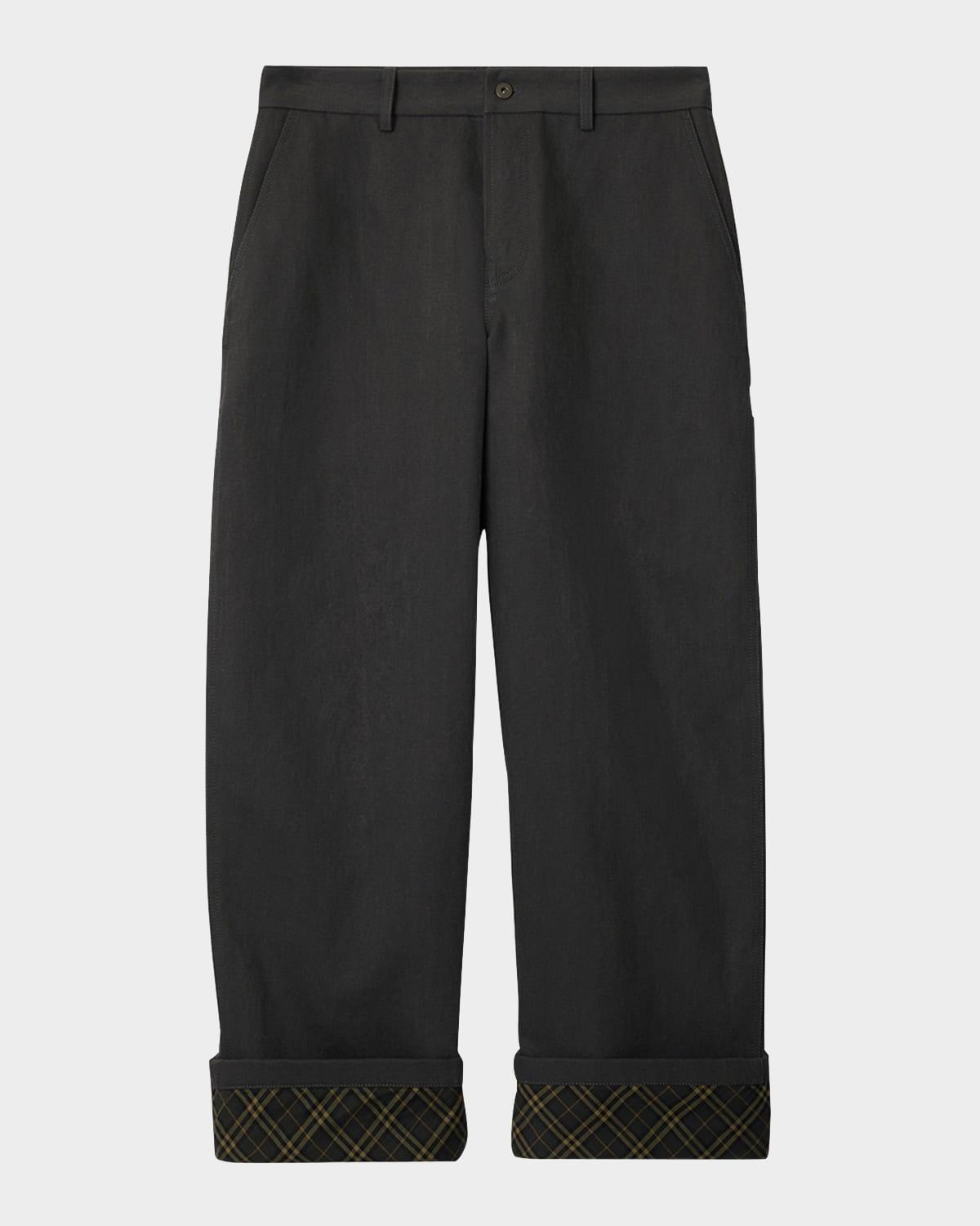 Men's Faded Canvas Workwear Pants Product Image