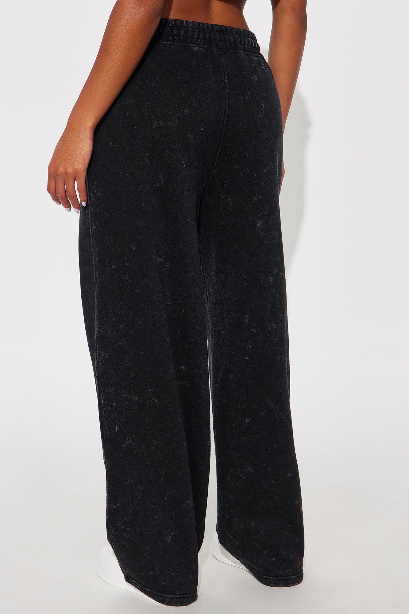Brooklyn Star Washed Pants - Black Female Product Image