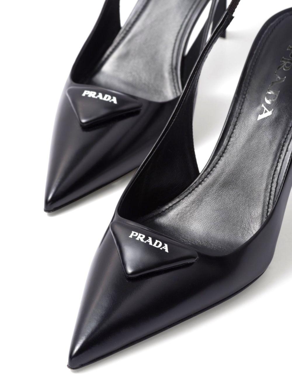 75mm triangle-logo pumps Product Image