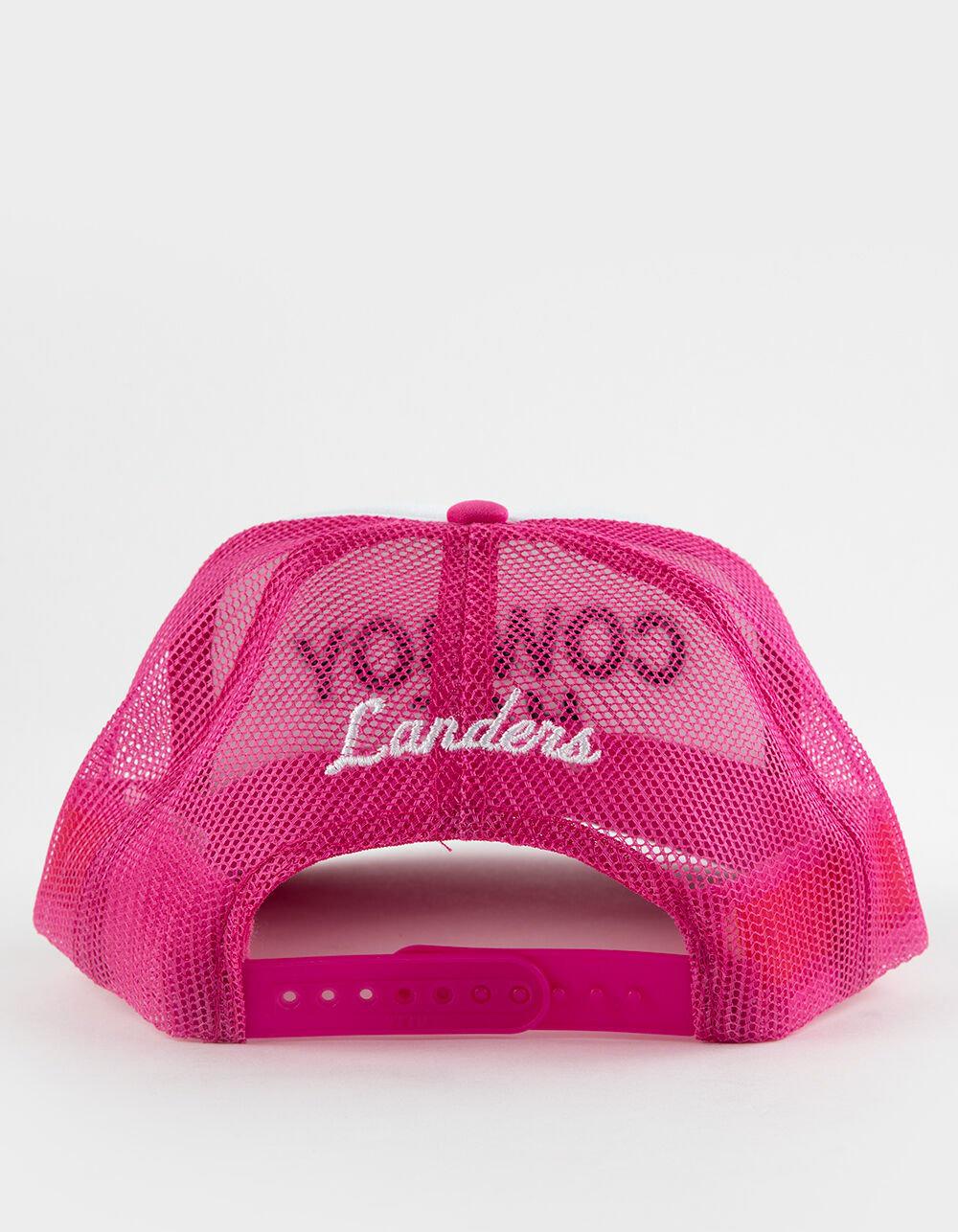LANDERS SUPPLY HOUSE Cowboy Trucker Hat - PINK Product Image