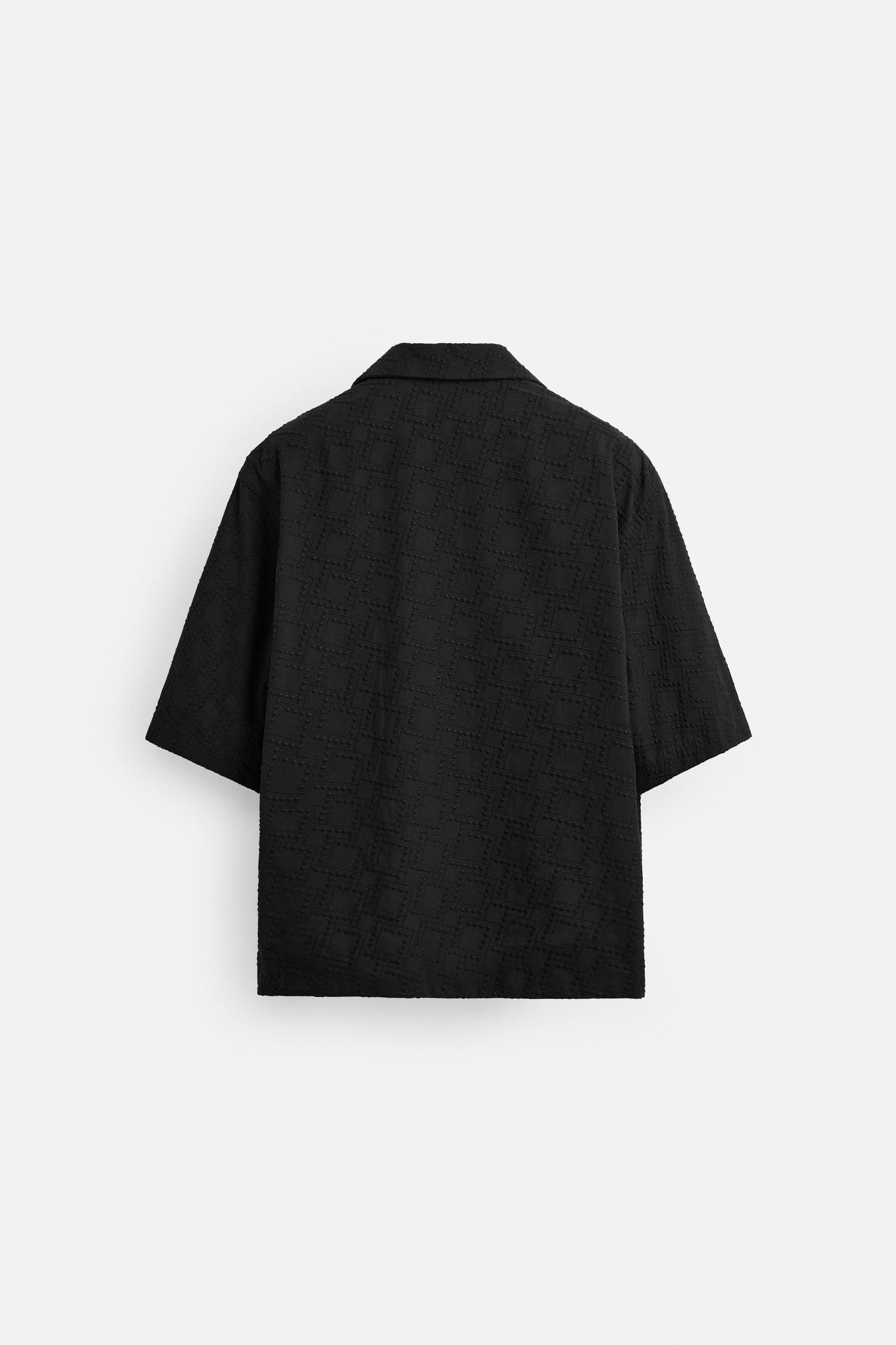 GEOMETRIC EMBROIDERED SHIRT Product Image