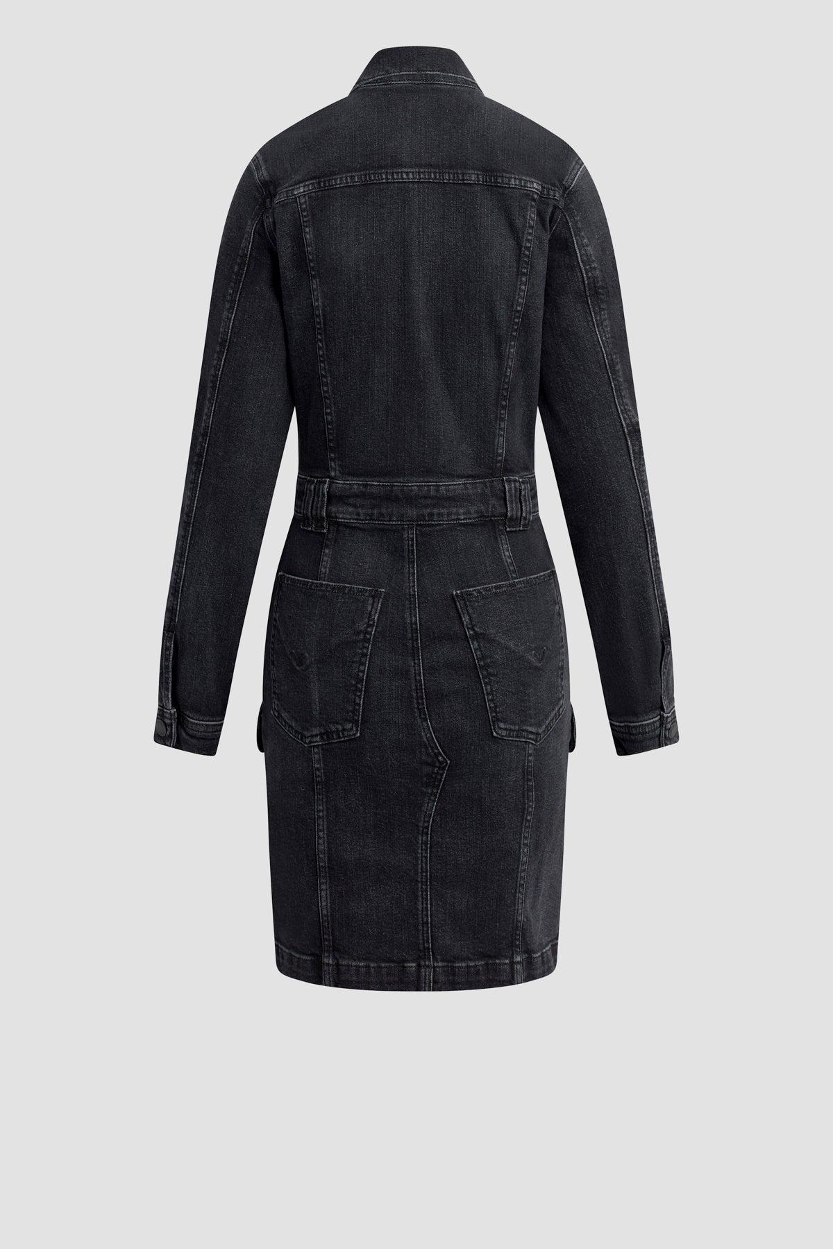 Long Sleeve Reconstructed Dress Female Product Image