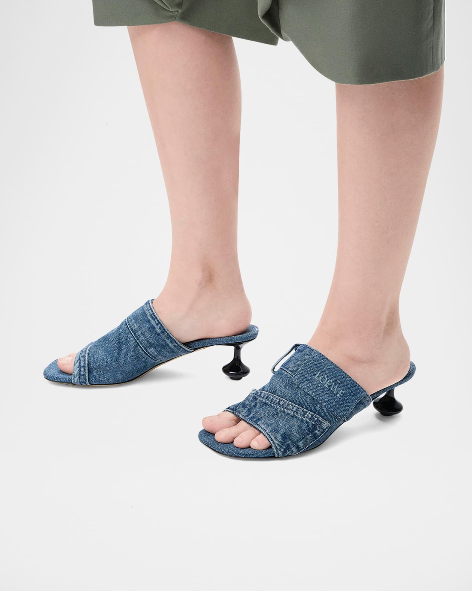 Toy Panta Denim Slide Sandals Product Image