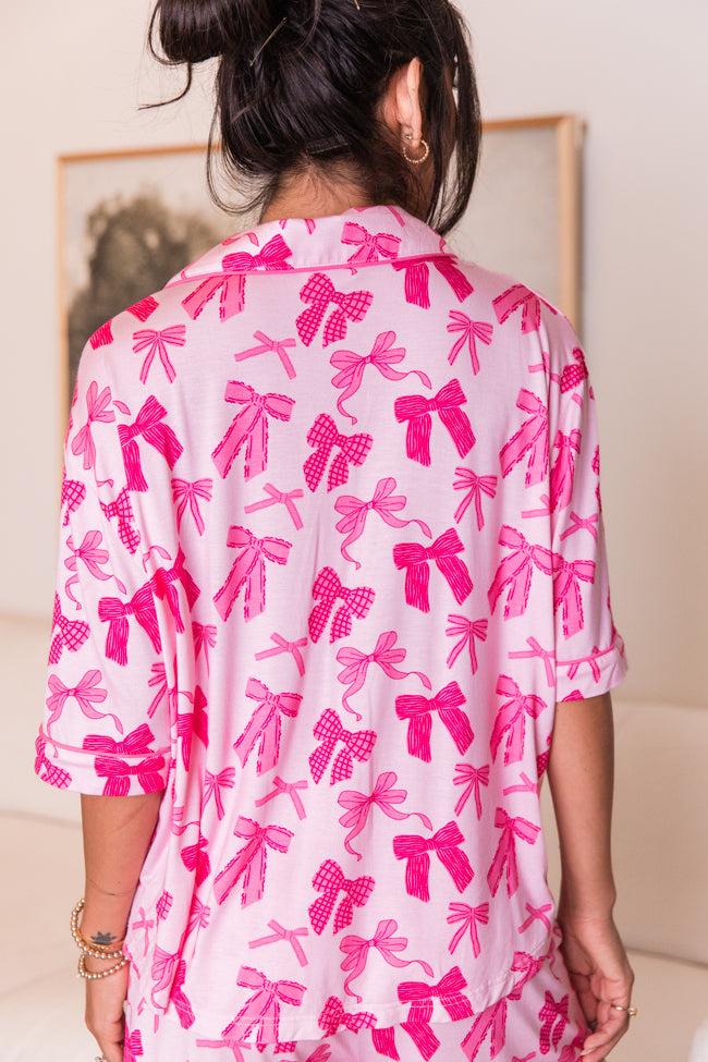 Good To Get Away In Put A Bow On It Pajama Top FINAL SALE Product Image