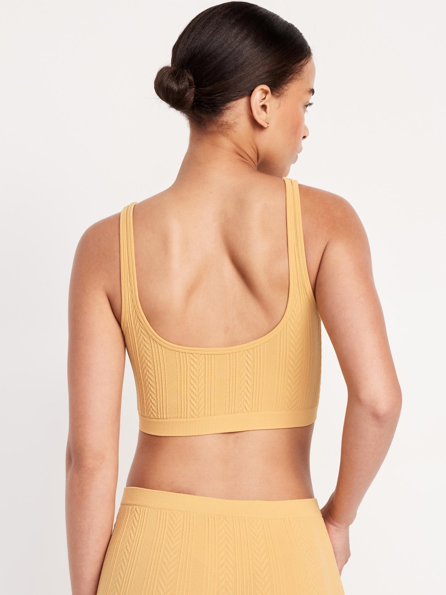 Seamless Cable-Knit Bralette Product Image