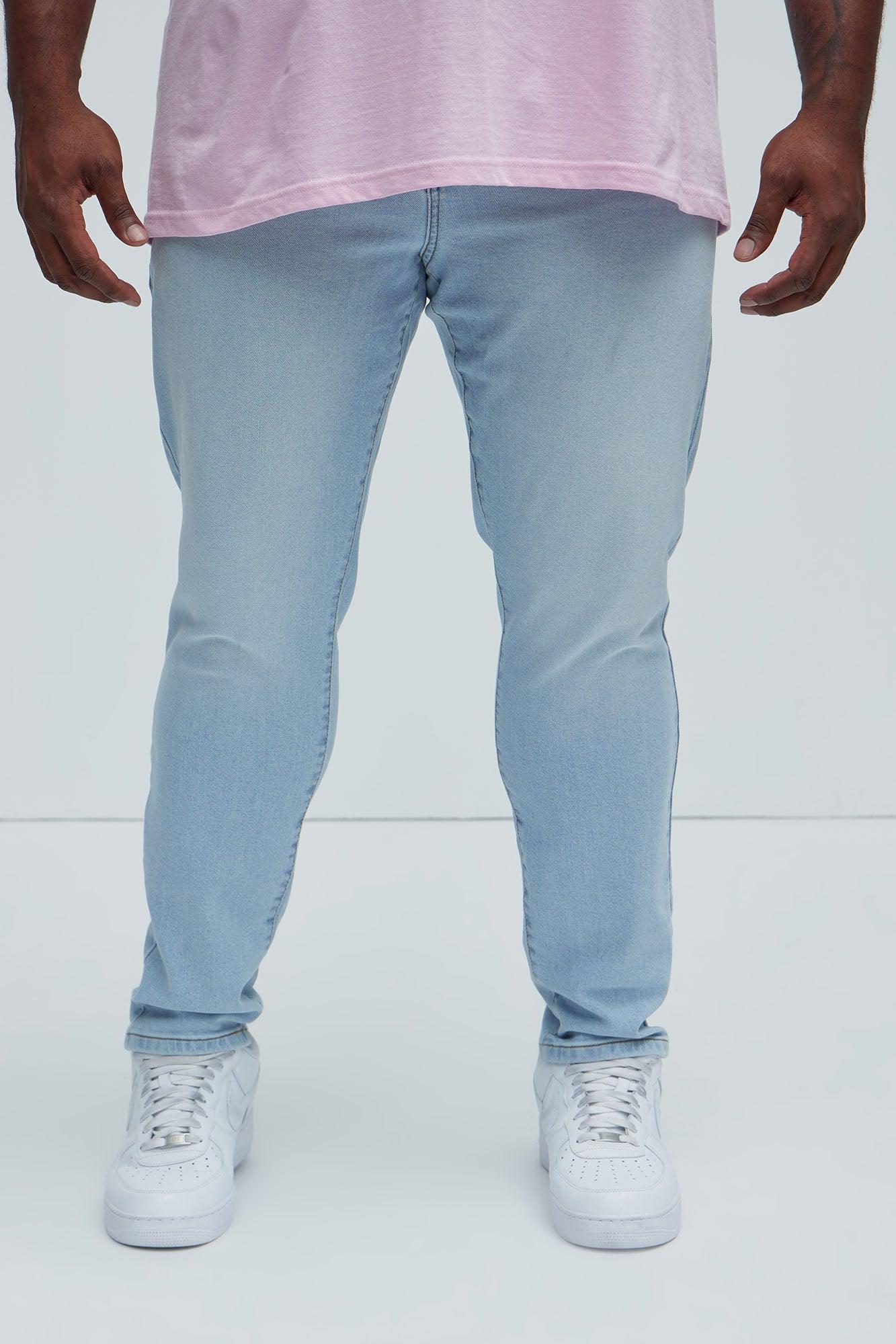 Cornell Skinny Jeans - Light Blue Wash Product Image