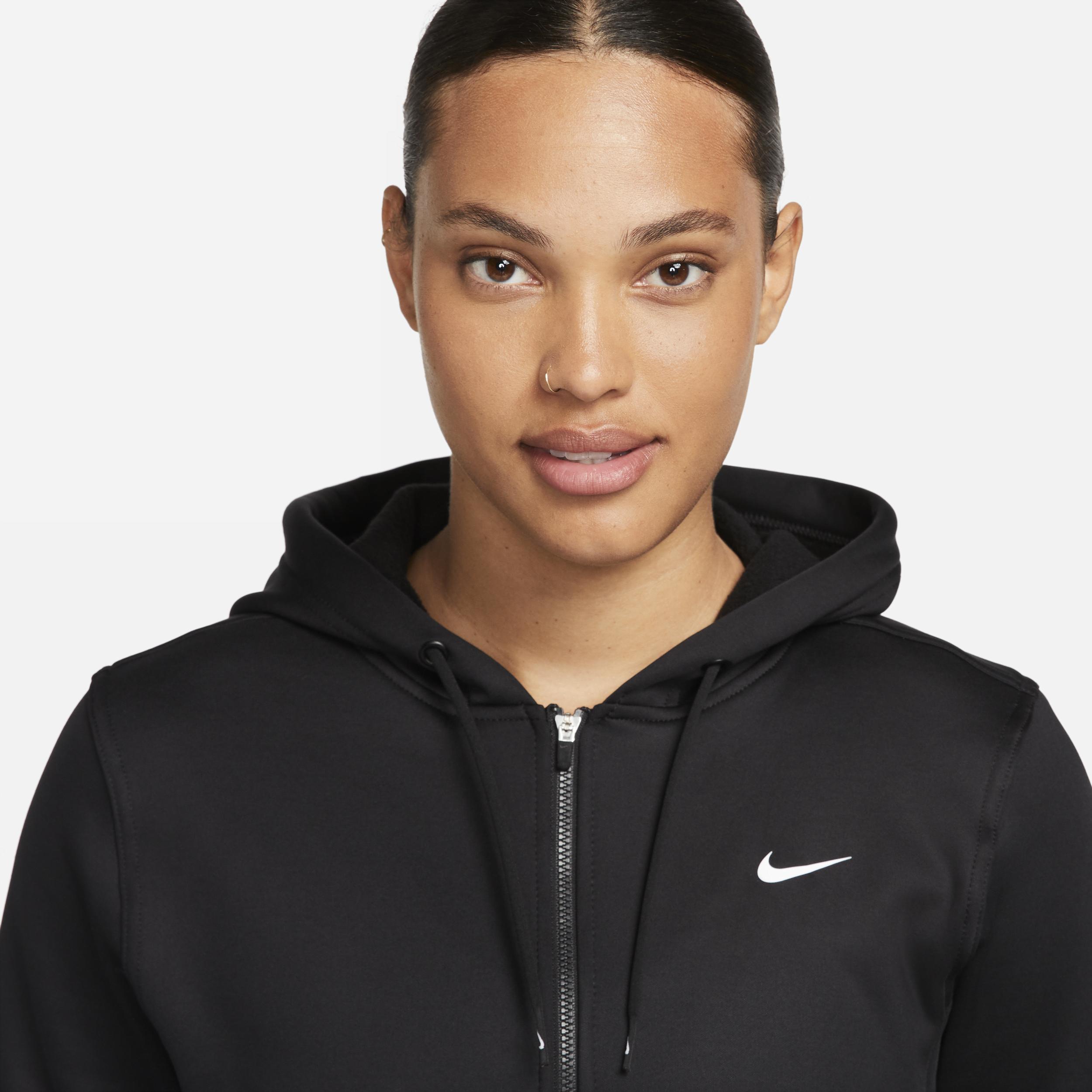 Nike Womens Therma-FIT One Full-Zip Hoodie | FB5216-010 Product Image