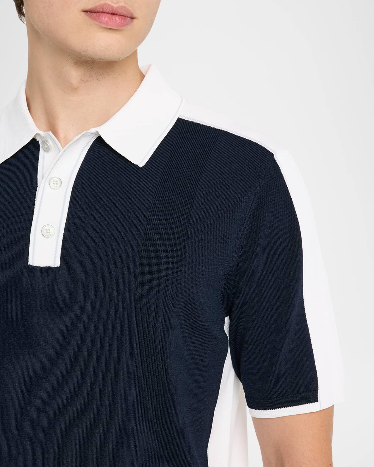 Men's Pentel Color-Block Knit Polo Shirt Product Image