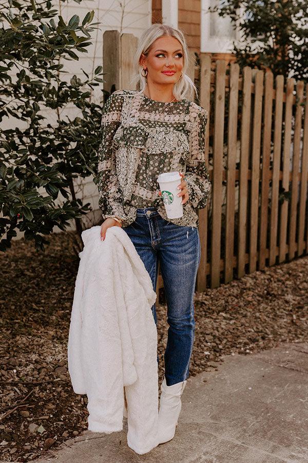 Changemaker Shift Top In Olive Product Image