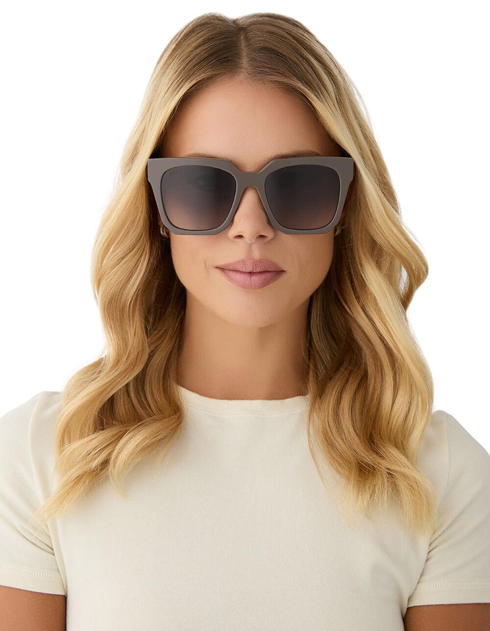 DIFF EYEWEAR Ariana II Sunglasses - STONE Product Image