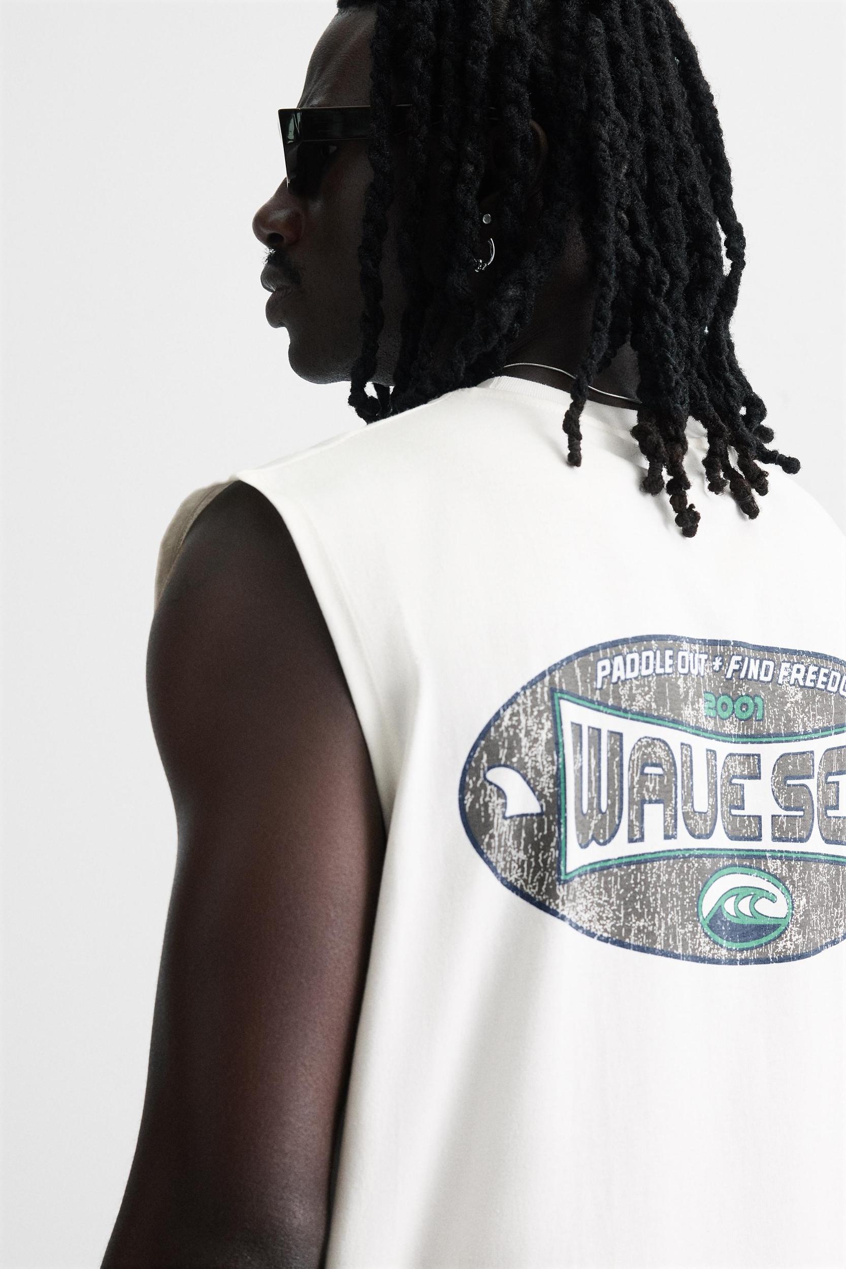 WASHED PRINT TANK TOP Product Image