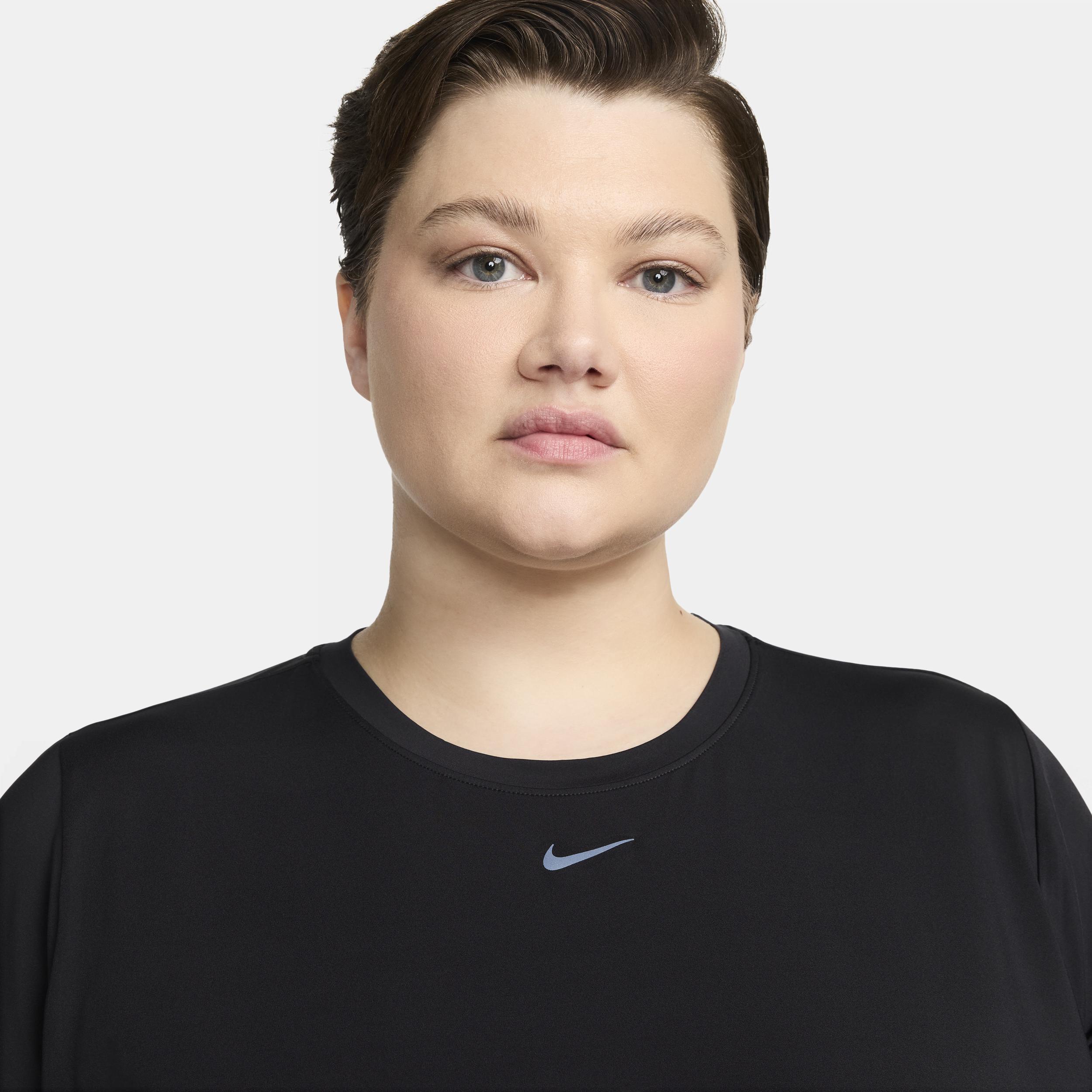 Nike Womens One Classic Dri-FIT Short-Sleeve Top (Plus Size) | FN2800-010 Product Image