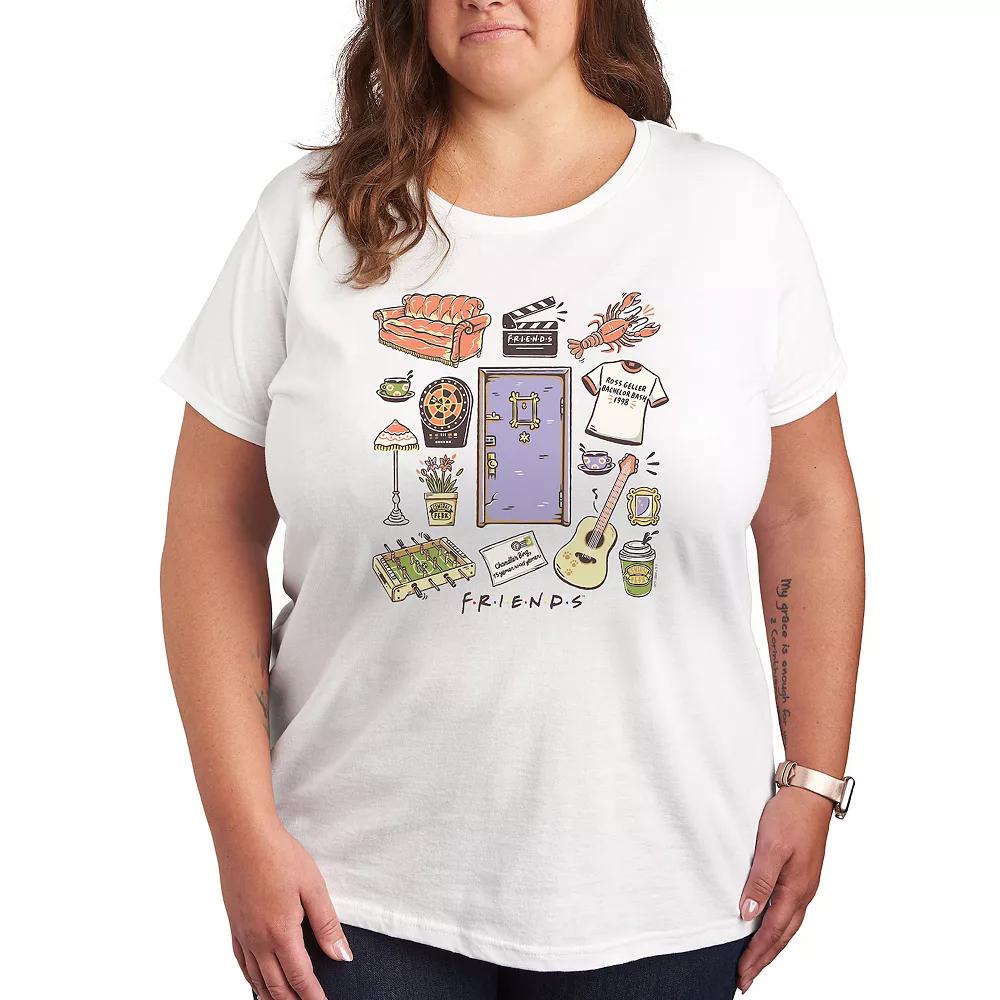 Plus Friends Collage Graphic Tee, Women's,  Product Image